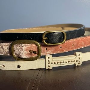 BUNLDE of 3 Kid’s Belts